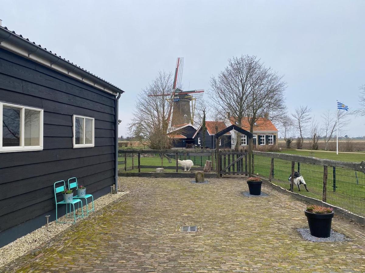 Slapen in een voormalig klaslokaal Zonnemaire Buitenkant foto